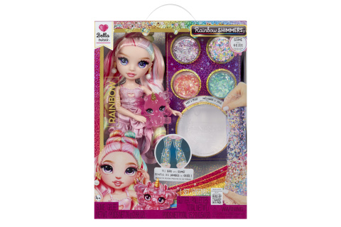 Rainbow High Panenka se slizem a t�pytkami - Bella (pink)