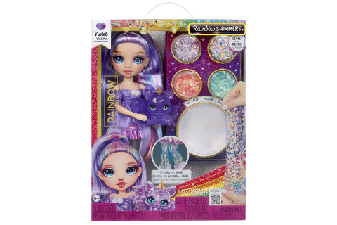 Rainbow High Panenka se slizem a t�pytkami - Violet (purple) TV