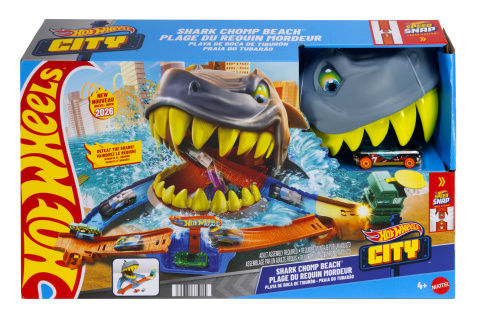 Hot Wheels City Shark Chomp Beach JHL96