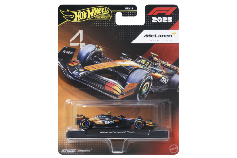 Hot Wheels Angli��k Premium Formula 1 MClaren - Lando Norris #4