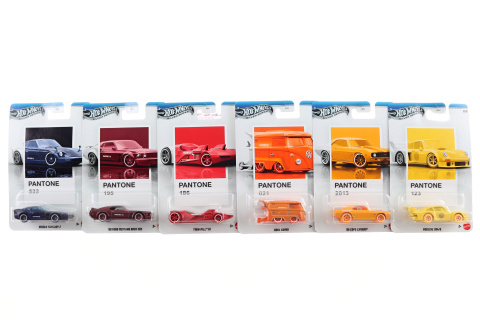 Hot Wheels Silver Series Pantone asst JKY47