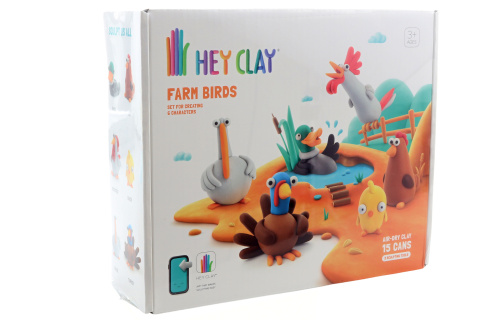 HEY CLAY Kreativn� sada - Pt�ci z farmy