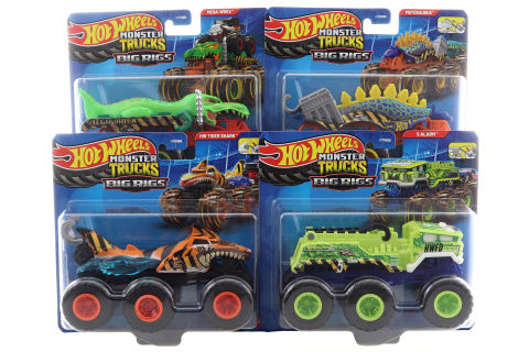 Hot Wheels Monster trucks N�kla���ky 1:64  HWN86